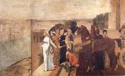 Edgar Degas Semiramis Building Babylon oil painting artist